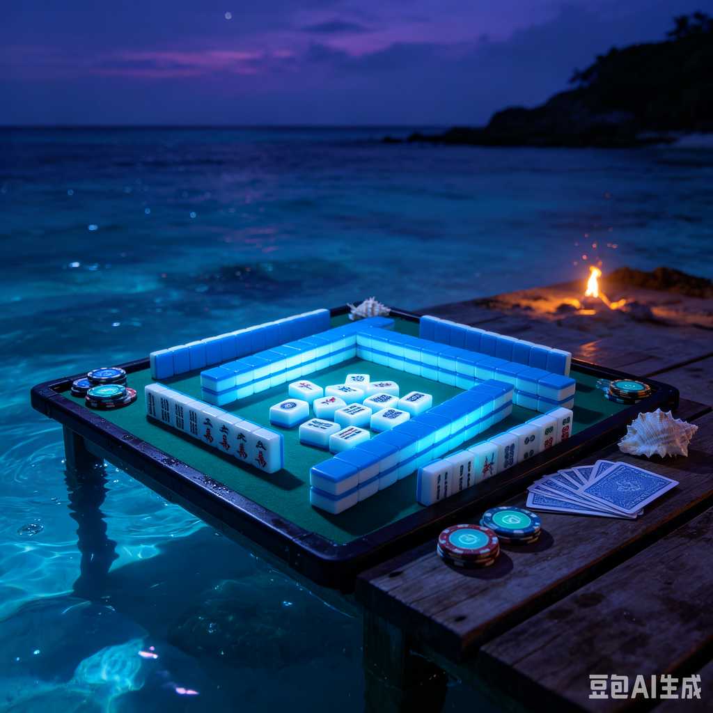carved pattern mahjong set
