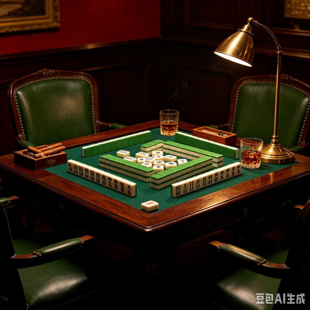 decorative mahjong tiles set