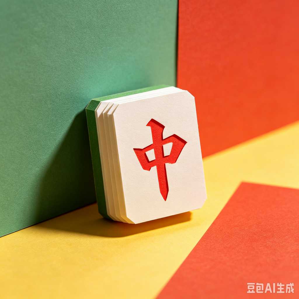 multi color mahjong set custom